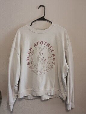 Salem Apothecary White Oversized Sweater